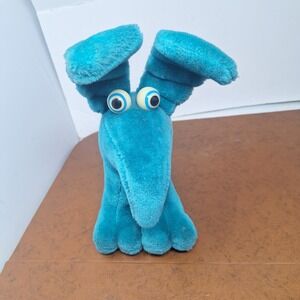 Alpha Critters Special Stitch Blue Plush Toy 1986 Vintage Stuffed Animal